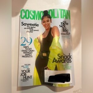 Cosmopolitan Saweetie April 2021 magazine